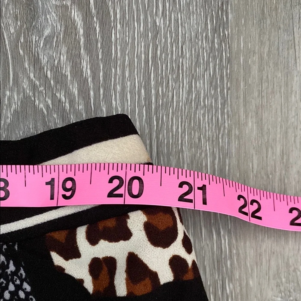 🍯C Est. 1946 Black and White Mixed Print Knee-Length Pencil Skirt - Picture 4 of 5